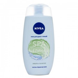 Гель для душа, Nivea (Нивея) 250 мл арт. 83636 SPA натуральная глина имбирь и базилик