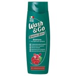 Шампунь, Wash&Go (Вош энд Гоу) 400 мл с экстрактом граната для окрашенных волос