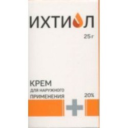 Ихтиол, крем 20% 25 г банка полимерн.